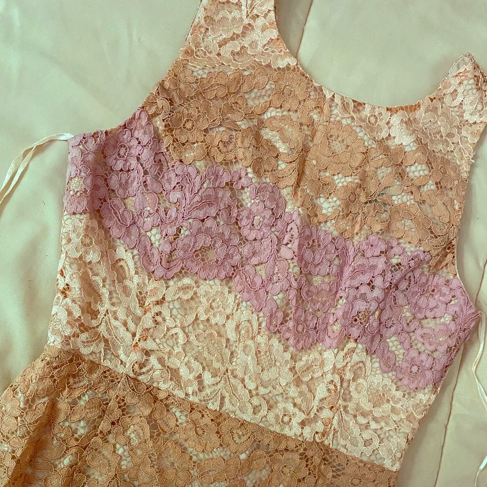 Beautiful lacy dress.